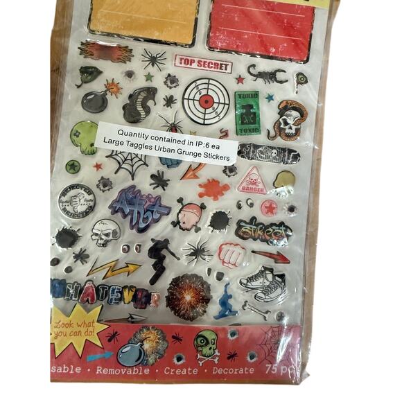 NEW pack of Taggles reusable stickers pack of 6 - Picture 4 of 6